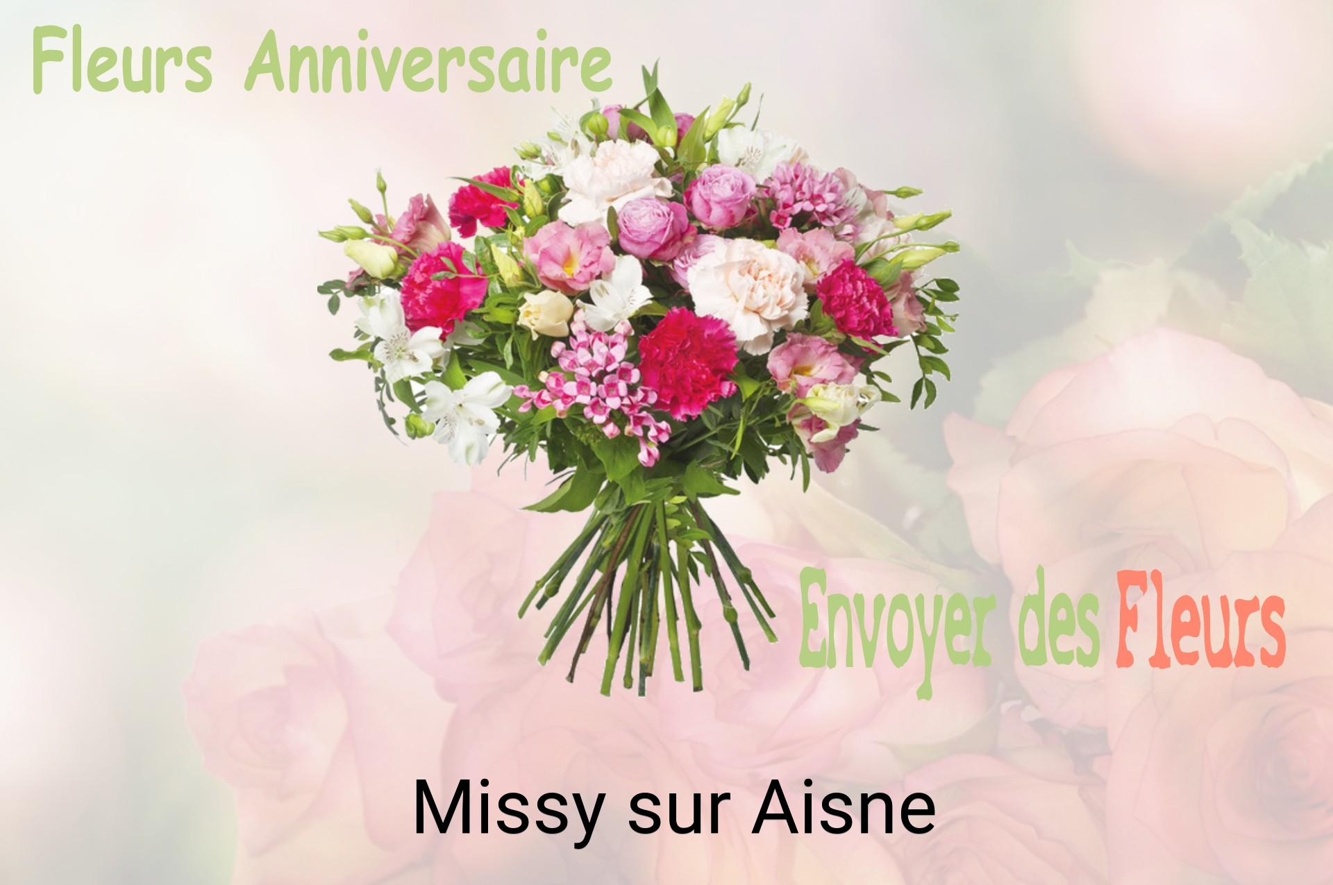 Bouquet de fleurs d’anniversaire livré à Missy-sur-Aisne